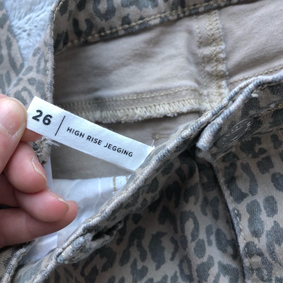 Pacsun High Rise Leopard Animal Print Pants 26 - Picture 5 of 9